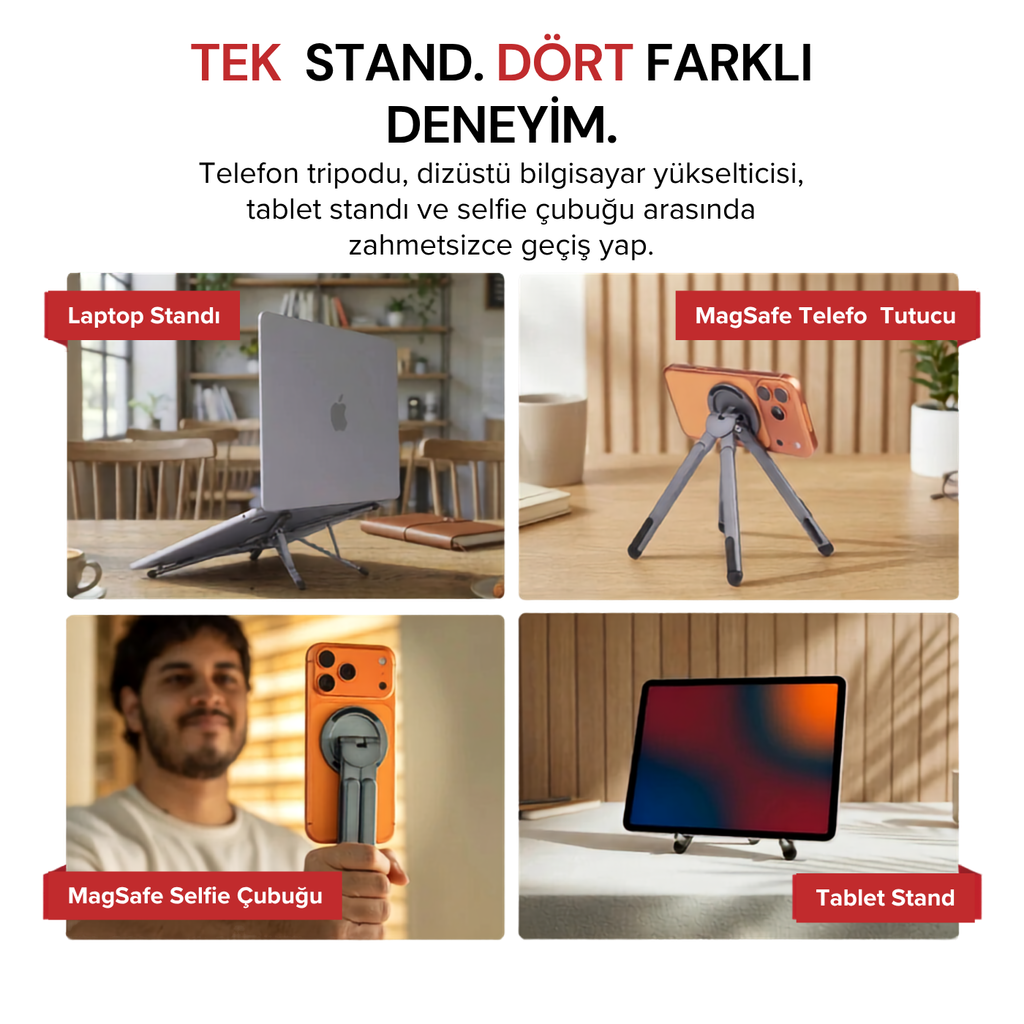 İleri Seviye 3’ü Bir Arada Akıllı Stand